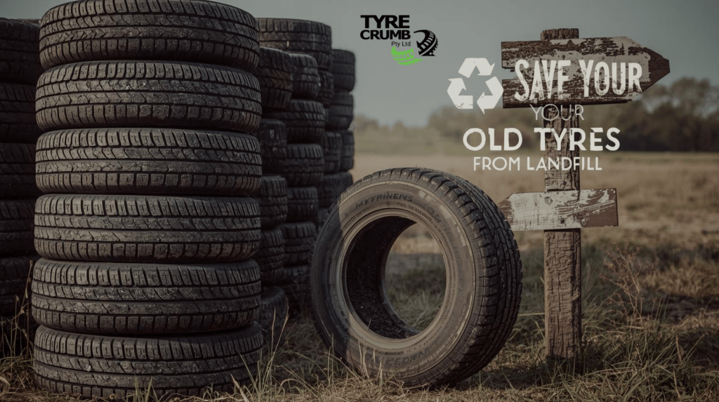 Old Tyres From Landfill